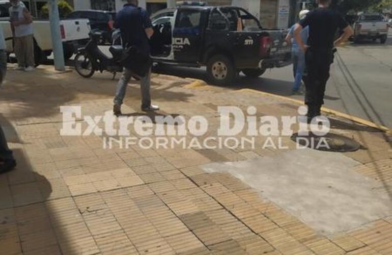 Policía junto a inspectores municipales partieron desde el municipio