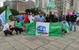 Imagen de Chulich salud&oacute; a los camioneros en su d&iacute;a
