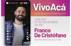 Imagen de VIVO ACÁ: Ciclo de entrevistas en vivo: Franco De Cristófano, Secretario de Cultura, Deportes y Educación