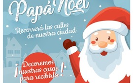 Imagen de Pap&aacute; Noel se prepara para recorrer los barrios