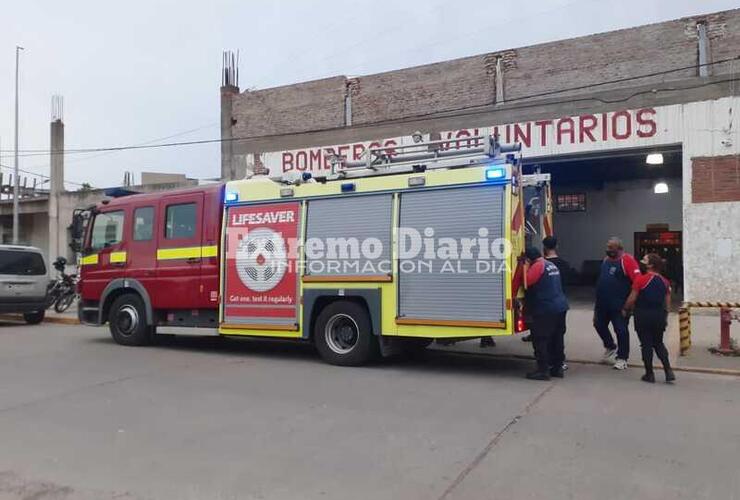 Imagen de Llegó nueva autobomba al cuartel de Arroyo Seco