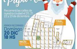 Imagen de Pap&aacute; Noel ya puso fechas para recorrer los barrios de la ciudad