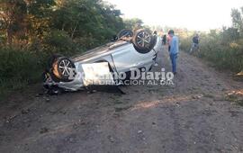 Imagen de Perdi&oacute; el control del auto en el camino al Club de Pescadores