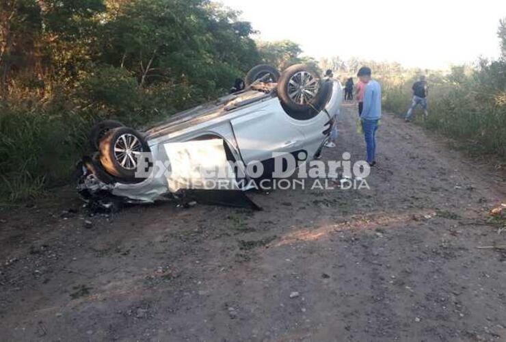 Imagen de Perdió el control del auto en el camino al Club de Pescadores