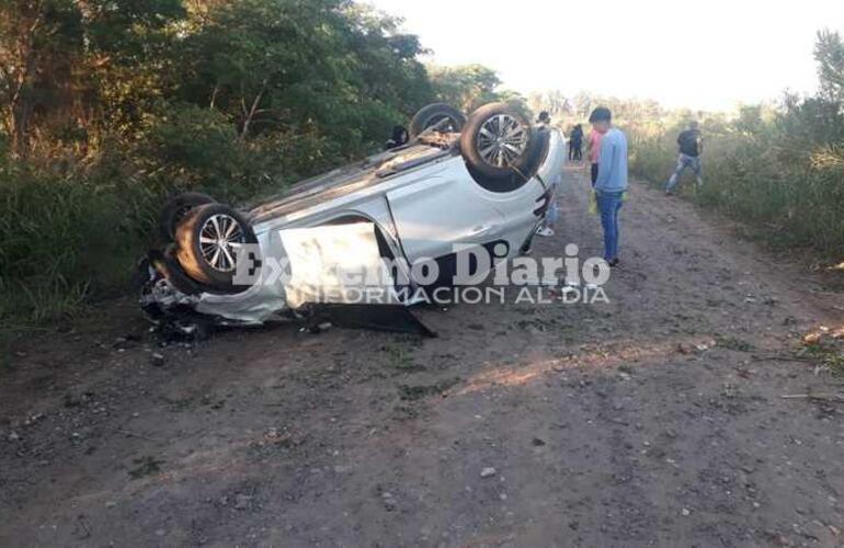 Imagen de Perdió el control del auto en el camino al Club de Pescadores