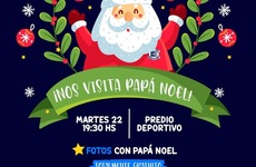 Imagen de Mañana martes, Papá Noel, visitará el Arroyo Seco Athletic Club