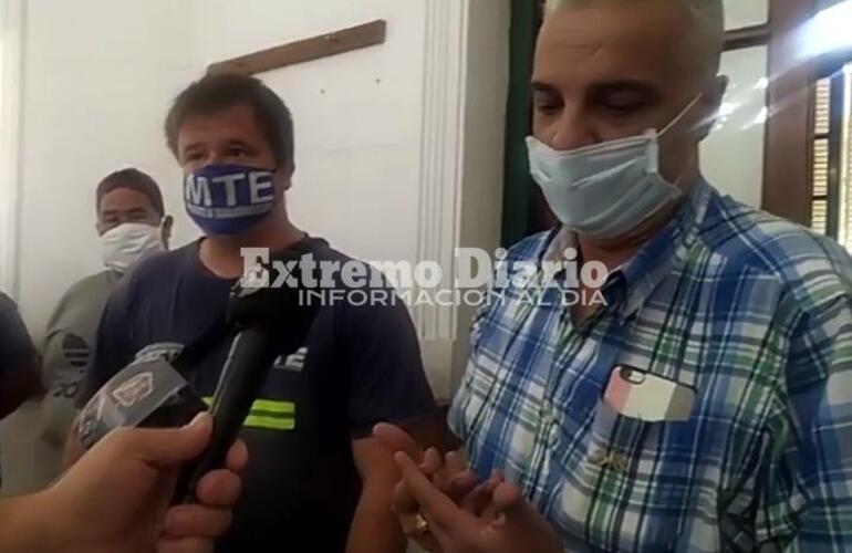 Tras la reuni&oacute;n hubo declaraciones a la prensa