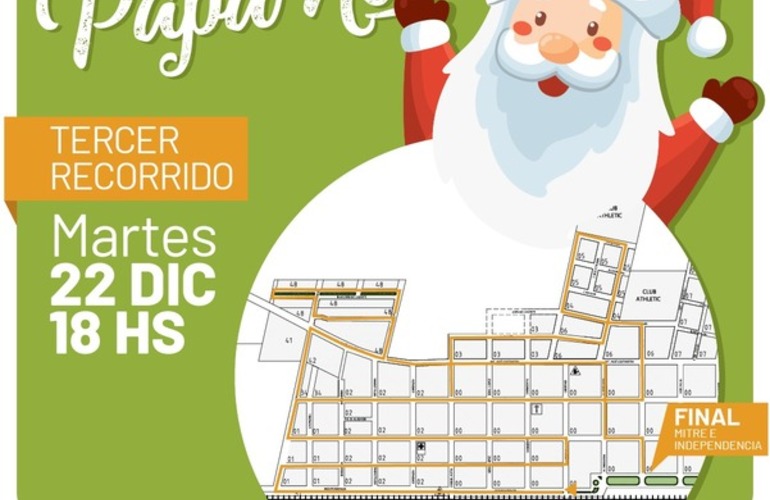 Imagen de Tercera recorrida de Papá Noel por nuestros barrios