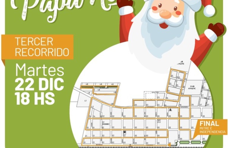 Imagen de Tercera recorrida de Pap&aacute; Noel por nuestros barrios