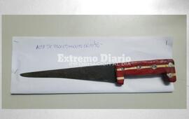 Imagen de Amenaz&oacute; a su hermano con un cuchillo