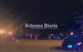 La presencia de jovenes estuvo controlada por personal policial y de tr&aacute;nsito.