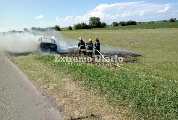 Intervino Bomberos Voluntarios de Pavón