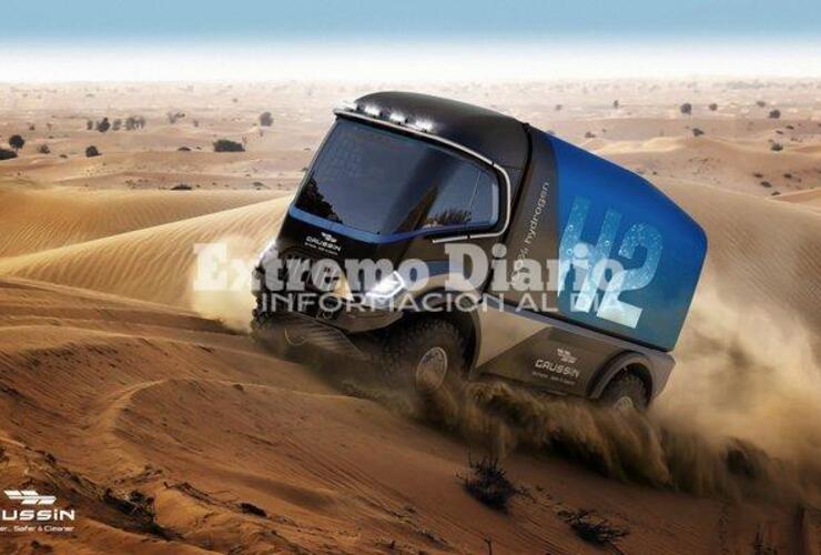 Imagen de Camión propulsado por hidrógeno correría el Dakar 2022...