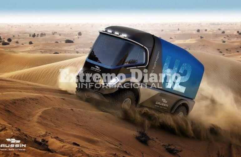 Imagen de Camión propulsado por hidrógeno correría el Dakar 2022...