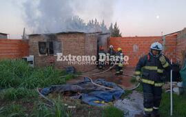Imagen de Pav&oacute;n: Incendio en una vivienda de barrio Mitre