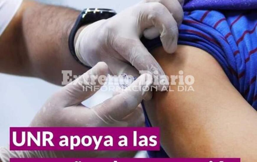 Imagen de LA UNIVERSIDAD NACIONAL DE ROSARIO APOYA LAS CAMPA&Ntilde;AS DE VACUNACI&Oacute;N