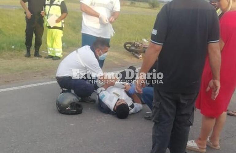 Imagen de Un herido tras accidente en autopista