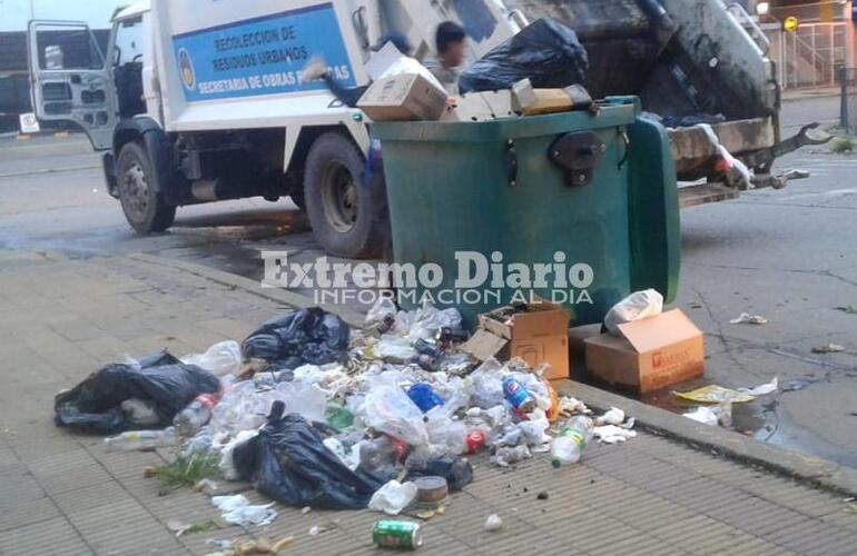 Imagen de Otra vez, otro acto incomprensible: Vandalizan contenedores ubicados en zona centro