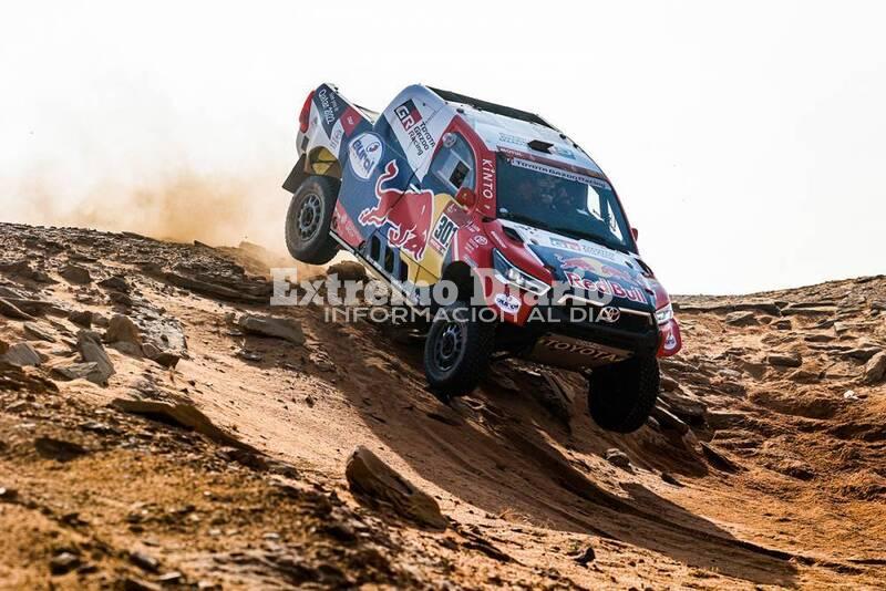 Sobre su Toyota, Nasser Al Attiyah logr&oacute; en el tramo Sakaka-Neom su 40&deg; triunfo en una etapa del Dakar. S&oacute;lo lo superan Ari Vatanen y Stephan Peterhansel El qatar&iacute; gan&oacute; etapas en sus 14 participaciones en la carrera.