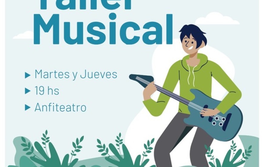 Imagen de Taller musical ahora en el Anfiteatro Municipal