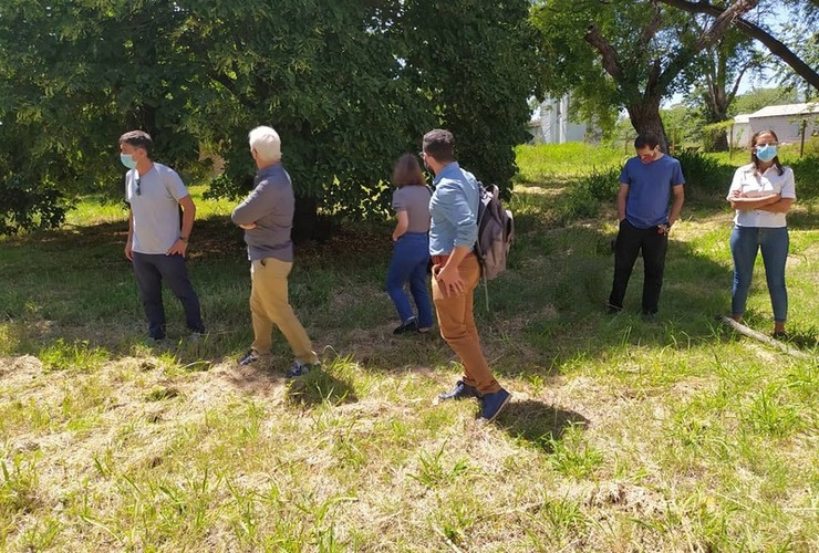 Los referentes recorrieron las instalaciones de la ex Casa Jóven.