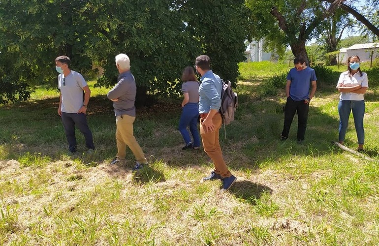 Los referentes recorrieron las instalaciones de la ex Casa Jóven.