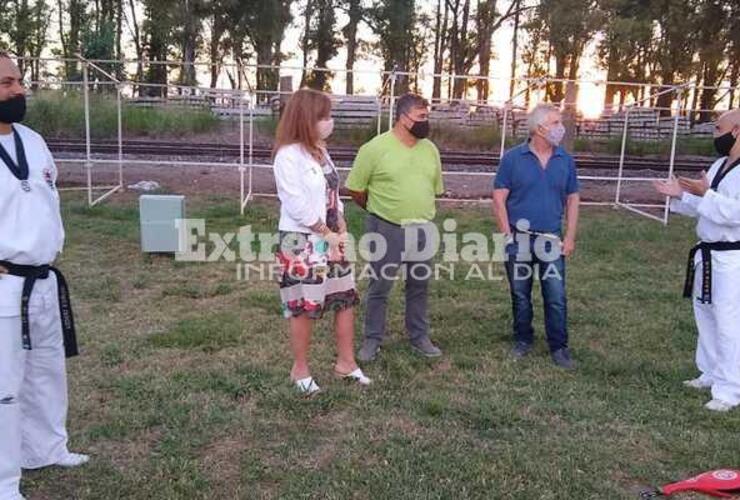 Claudia Giaccone recorrió las diferentes actividades deportivas