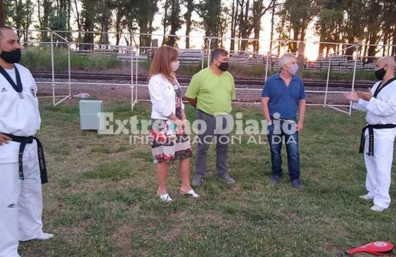 Claudia Giaccone recorrió las diferentes actividades deportivas