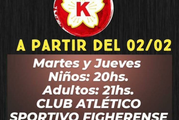 Imagen de Karate en Sportivo Figherense a partir del 2 de febrero