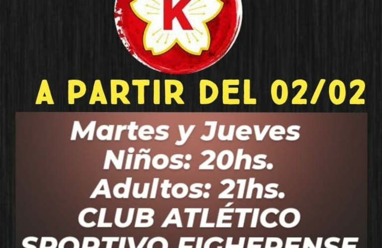 Imagen de Karate en Sportivo Figherense a partir del 2 de febrero