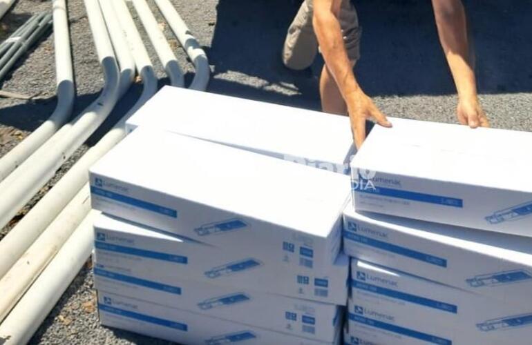 Días atrás, se adquirieron 92 nuevos plafones