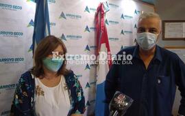 Cantero junto al intendente Nizar Esper