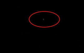 Imagen de Film&oacute; una extra&ntilde;a luz sobre el cielo de Fighiera