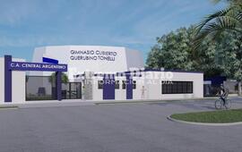 La obra es pr&oacute;xima al gimnasio cubierto