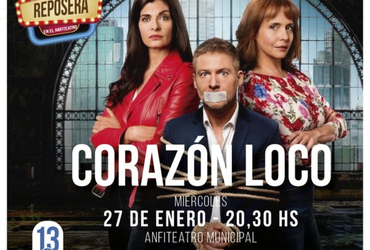 Imagen de Corazón Loco, en la segunda función del año de Cine a la Reposera