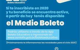 Imagen de Medio Boleto: Disponible a partir de este lunes