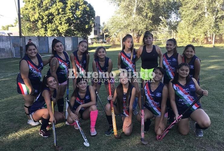 La Sub-15 de Athletic antes de jugar como local.