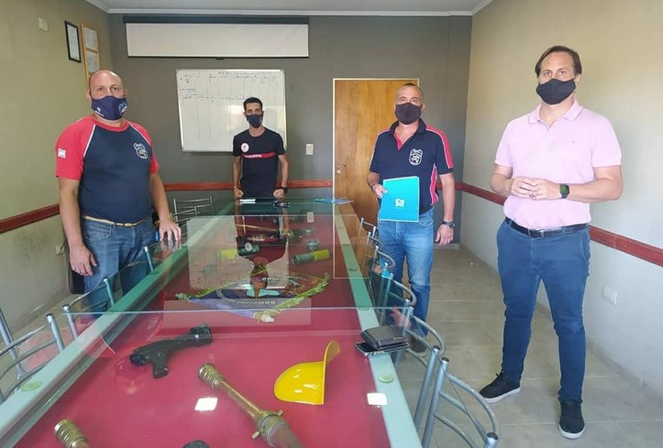 El mandatario recorrió las instalaciones.