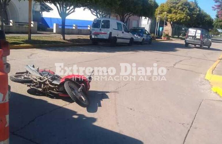 Ocurri&oacute; en la tarde de ayer en Moreno y Andrade de Fighiera