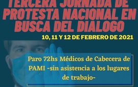 Imagen de Amra impulsa la tercera jornada nacional de protesta de m&eacute;dicos de Pami
