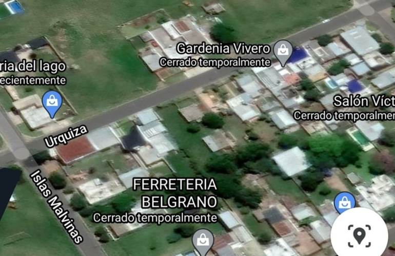 El hombre fue encontrado en su domicilio de Urquiza al 800. (Foto captura Google Maps)