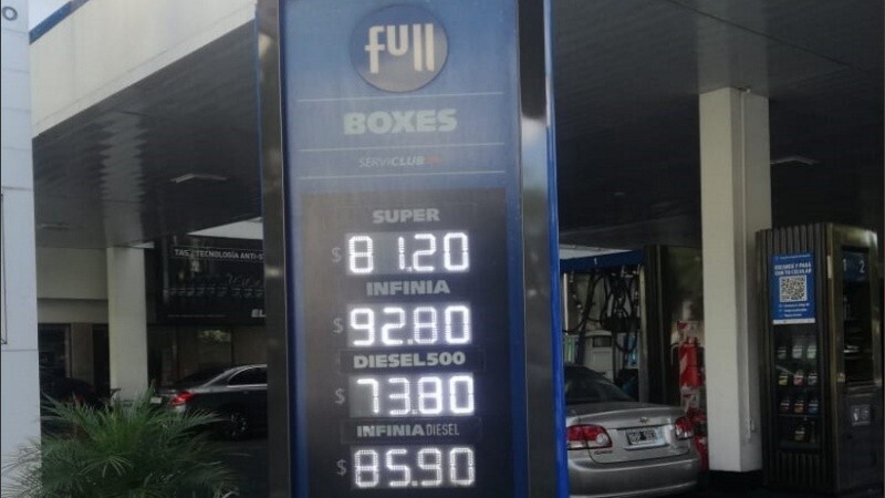 Imagen de Otra vez, la nafta un poquito m&aacute;s cara