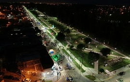 Gran jornada frente al Parque Central