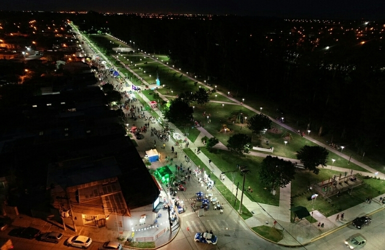 Gran jornada frente al Parque Central