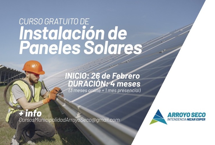 Imagen de Curso gratuito de instalación de paneles solares