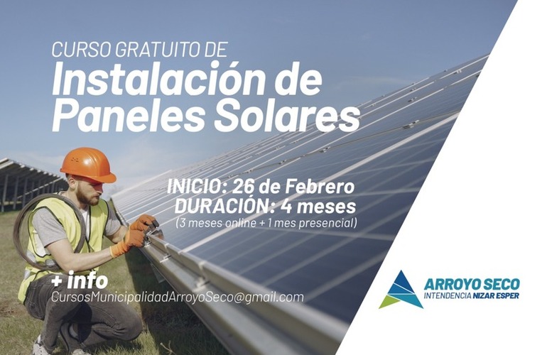 Imagen de Curso gratuito de instalación de paneles solares