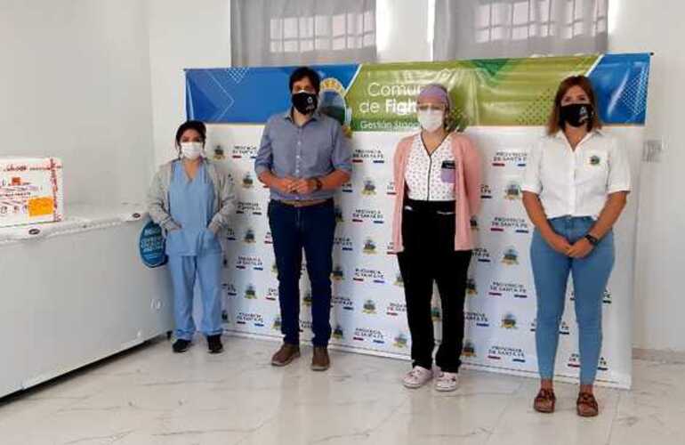 Las dosis arribaron esta ma&ntilde;ana al Centro de Salud