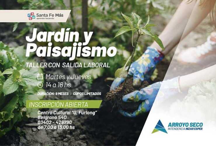 Imagen de Taller con salida laboral: Jardín y Paisajismo