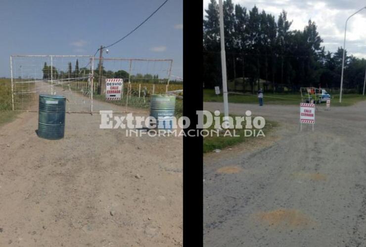 El camino se encontraba en el sector norte.