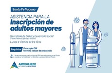 Imagen de Santa Fe Vacuna: Asistencia de la municipalidad a adultos mayores para acceder al registro